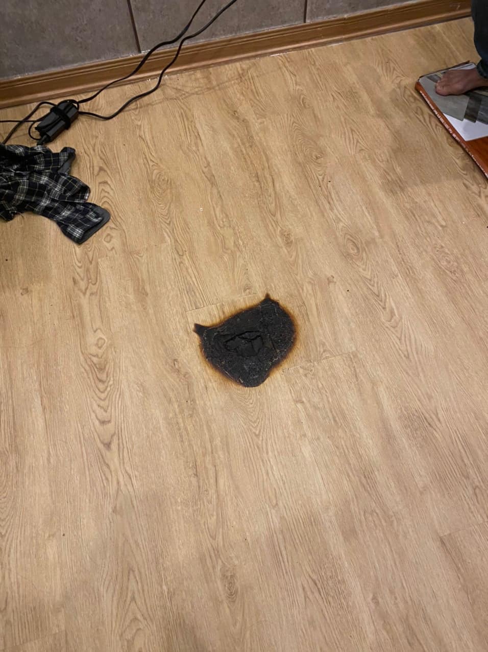 Ván sàn spc chống cháy