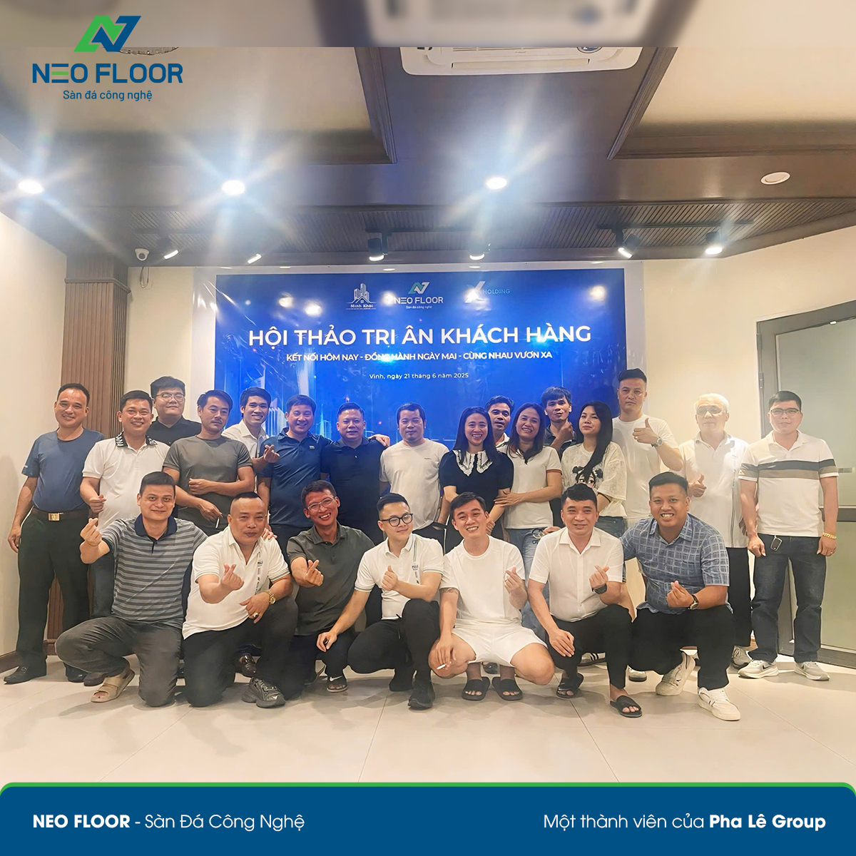 NEO FLOOR & X-HOLDING TỔ CHỨC HỘI NGHỊ TRI ÂN KHÁCH HÀNG TẠI THÀNH PHỐ VINH