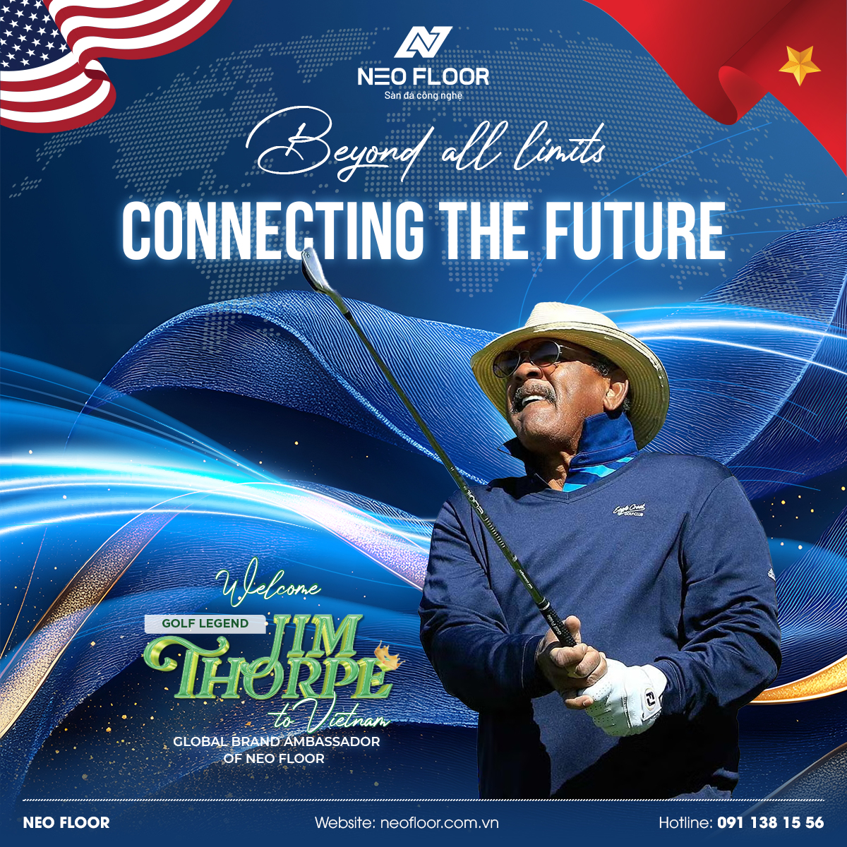 Iconic Collaboration: NEO FLOOR x Jim Thorpe – A Strategic Leap on the Global Journey